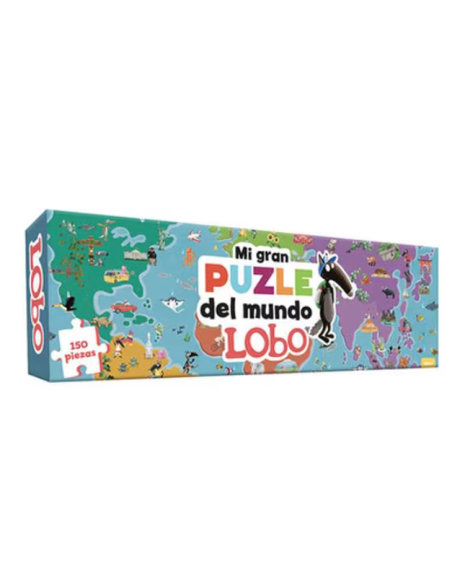 Mi Gran Puzle Del Mundo De Lobo