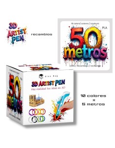 Recambios Boli 3D 10 Colores 2
