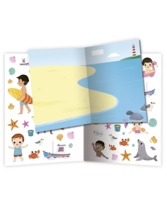 Libro de Pegatinas Bajo el Oceano 2