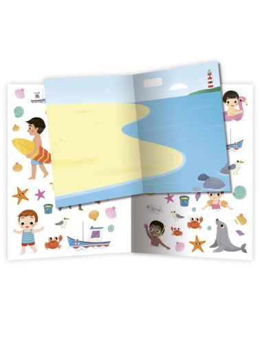 Libro de Pegatinas Bajo el Oceano