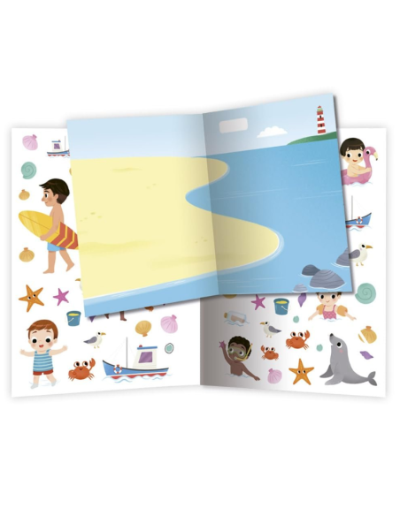 Libro de Pegatinas Bajo el Oceano