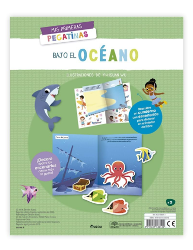 Libro de Pegatinas Bajo el Oceano