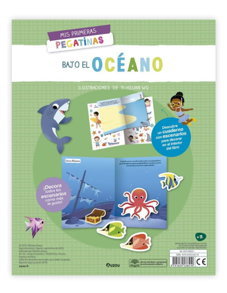 Libro de Pegatinas Bajo el Oceano