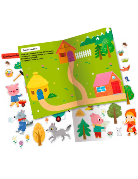Libro de Pegatinas Los Cuentos