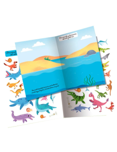 Libro de Pegatinas Dinosaurios 2