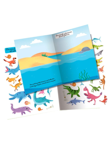 Libro de Pegatinas Dinosaurios