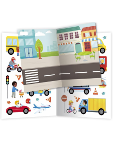 Libro de Pegatinas Policía y Bomberos 2