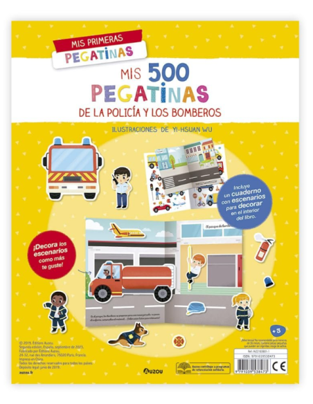 Libro de Pegatinas Policía y Bomberos