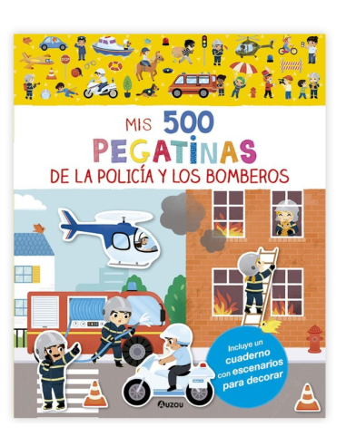 Libro de Pegatinas Policía y Bomberos