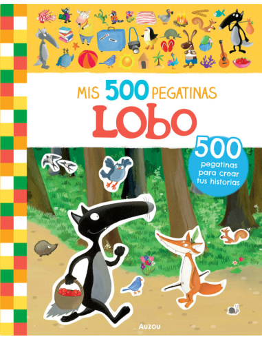 Mi libro de pegatinas Lobo