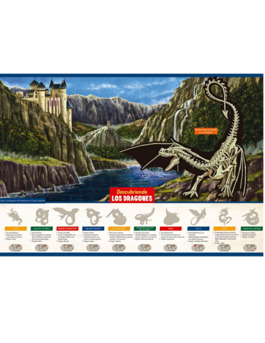 Descubriendo los Dragones . Tablero magnético