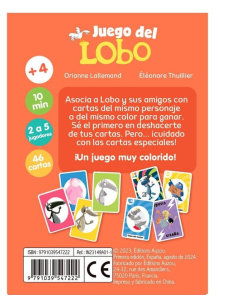 Juego de Cartas Mucho cuidadin Lobo  Auzou 2