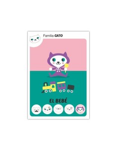 Juego de cartas 7 familias  Auzou 2