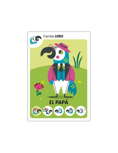 Juego de cartas 7 familias  Auzou