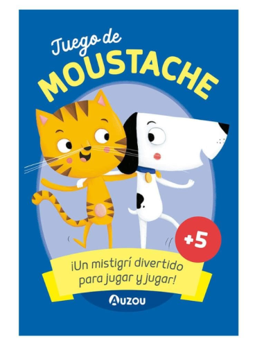 Juego de cartas Moustache a la vista Auzou