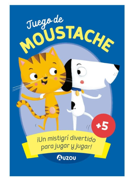 Juego de cartas Moustache a la vista Auzou