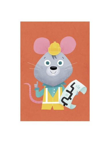 Juego de cartas Villa de los ratones Auzou