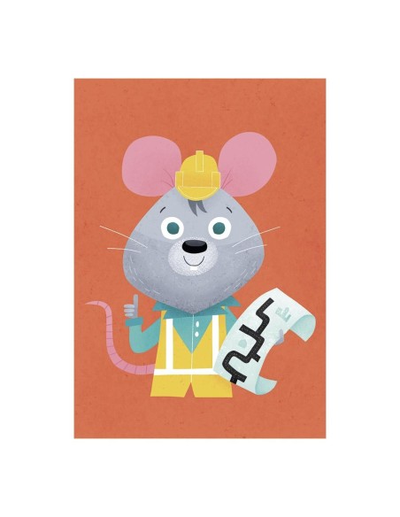 Juego de cartas Villa de los ratones Auzou
