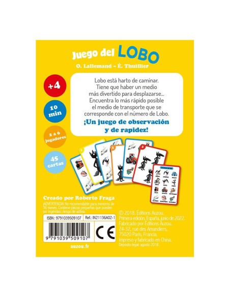 Juego del Lobo Rápido Go Auzou
