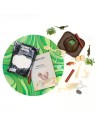 Bandeja sensorial + Kit Dinosaurio