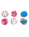 Sellos de Madera para Plastilina o Arena Sirena