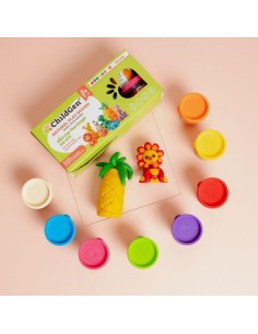 Plastilina natural set ecocup 8und