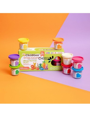 Plastilina natural set ecocup 8und