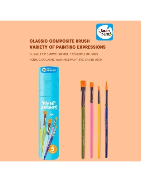 Set de Pinceles Infantiles 5 ud.