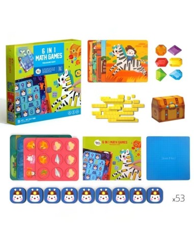 Set 6 Juegos Matemáticos en 1 MATH GAMES