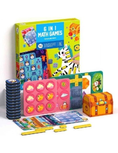 Set 6 Juegos Matemáticos en 1 MATH GAMES