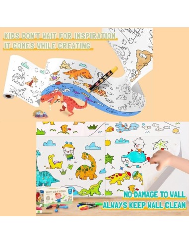 Papel adhesivo tematizado - Dinosaurio STORIES Jarmelo