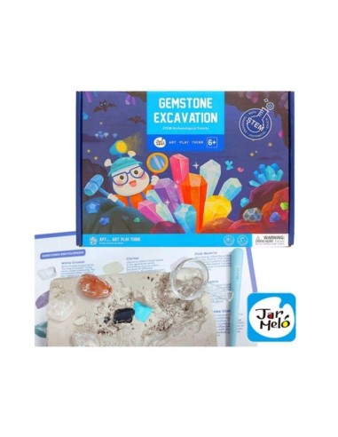 Kit Excavación Fósil GEOLOGICAL GEMSTONE Jarmelo