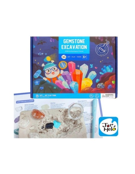 Kit Excavación Fósil GEOLOGICAL GEMSTONE Jarmelo