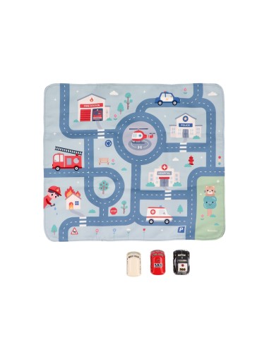 Juego Mantel Circuito Rescue