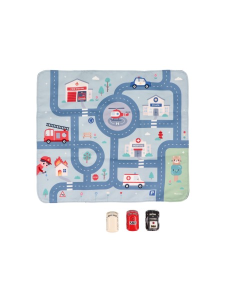 Juego Mantel Circuito Rescue
