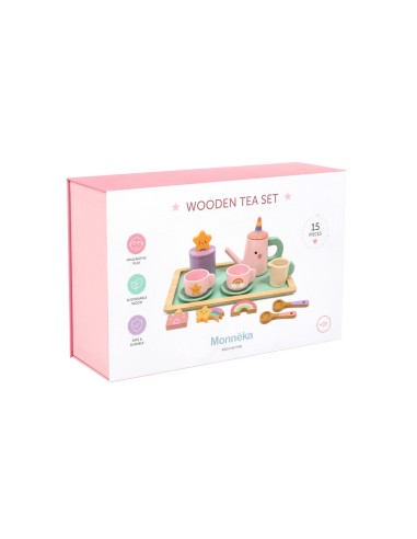 Set de Té de Madera Magic World