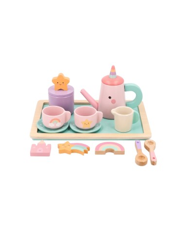 Set de Té de Madera Magic World