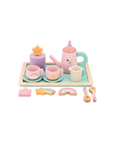 Set de Té de Madera Magic World