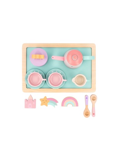 Set de Té de Madera Magic World