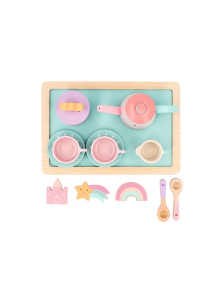 Set de Té de Madera Magic World