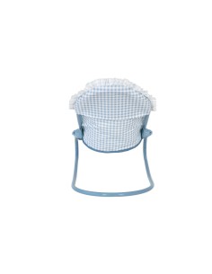 Hamaca para Muñecas Vichy Blue Personalizable 2