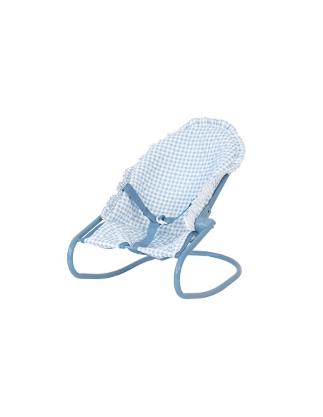 Hamaca para Muñecas Vichy Blue Personalizable