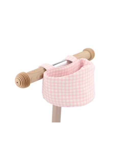 Porta Muñecas "Ride and Go" Vichy Pink