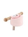 Porta Muñecas "Ride and Go" Vichy Pink
