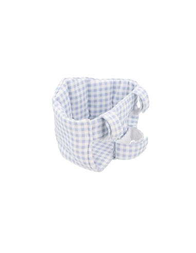 Porta Muñecas "Ride and Go" Vichy Blue