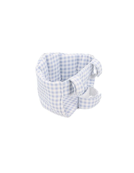 Porta Muñecas "Ride and Go" Vichy Blue