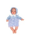Muñeco Helena con Vestido Flores Azul