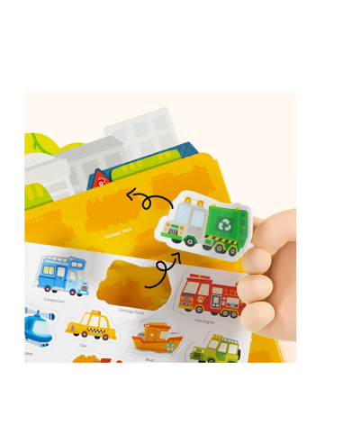Pegatinas de gel reutilizables mideer – Calle (30 unidades)