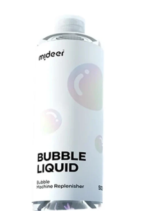 Líquido complementario para burbujas de jabón mideer (500 ml)