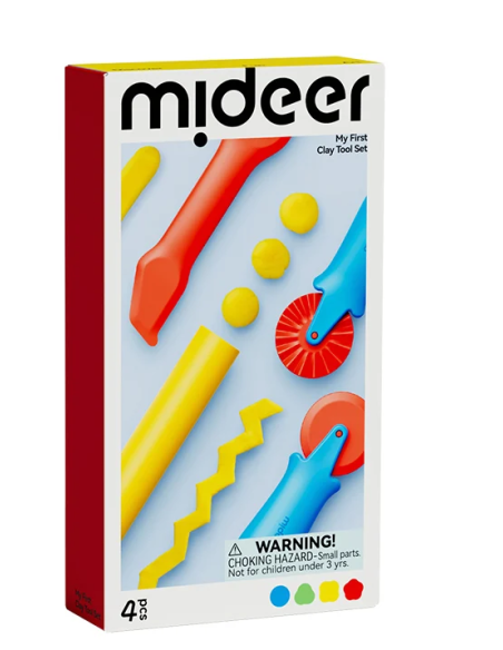 Conjunto de herramientas para masas plásticas mideer (4 piezas)